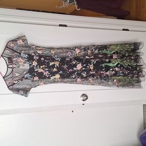 Johnny Was peacock dress NWT sz XS